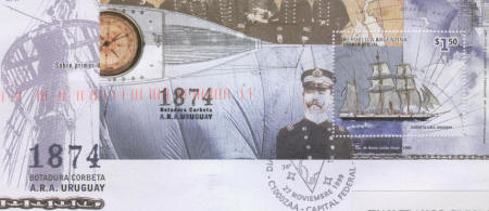 Botadura de la Corbeta Uruguay