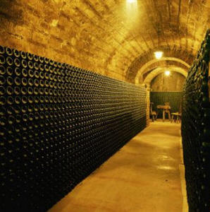 El vino embotellado reposa en bodegas a temperaturas estables hasta su comercialización.