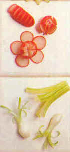 Adornos y guarniciones: colores y formas