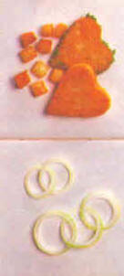 Adornos y guarniciones: colores y formas