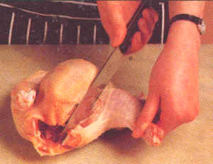 Trinchado de pollo