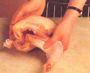 Trinchado de pollo