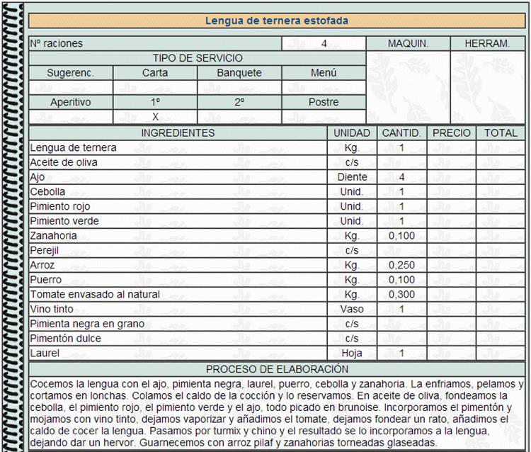 Lengua de ternera estofada