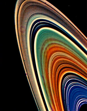 Las sondas Pionner y Voyager han desvelado una asombrosa estructura de los anillos de Saturno