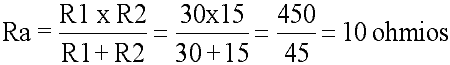 Aplicando la ley de Ohm a circuitos paralelo