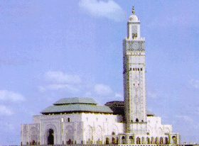 La mezquita más grande del mundo, situada en la ciudad de Casablanca