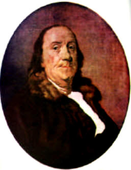 BENJAMIN FRANKLIN. Retirado temporalmente de sus empresas periodísticas, durante siete años, se abocó al estudio de los fenómenos eléctricos.