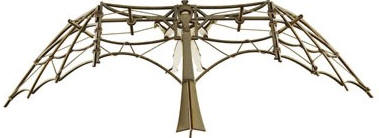 Reproducción del planeador de Leonardo