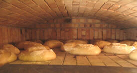 Horno de transferencia directa de ladrillo refractario. Foto cortesía www.panetco.com